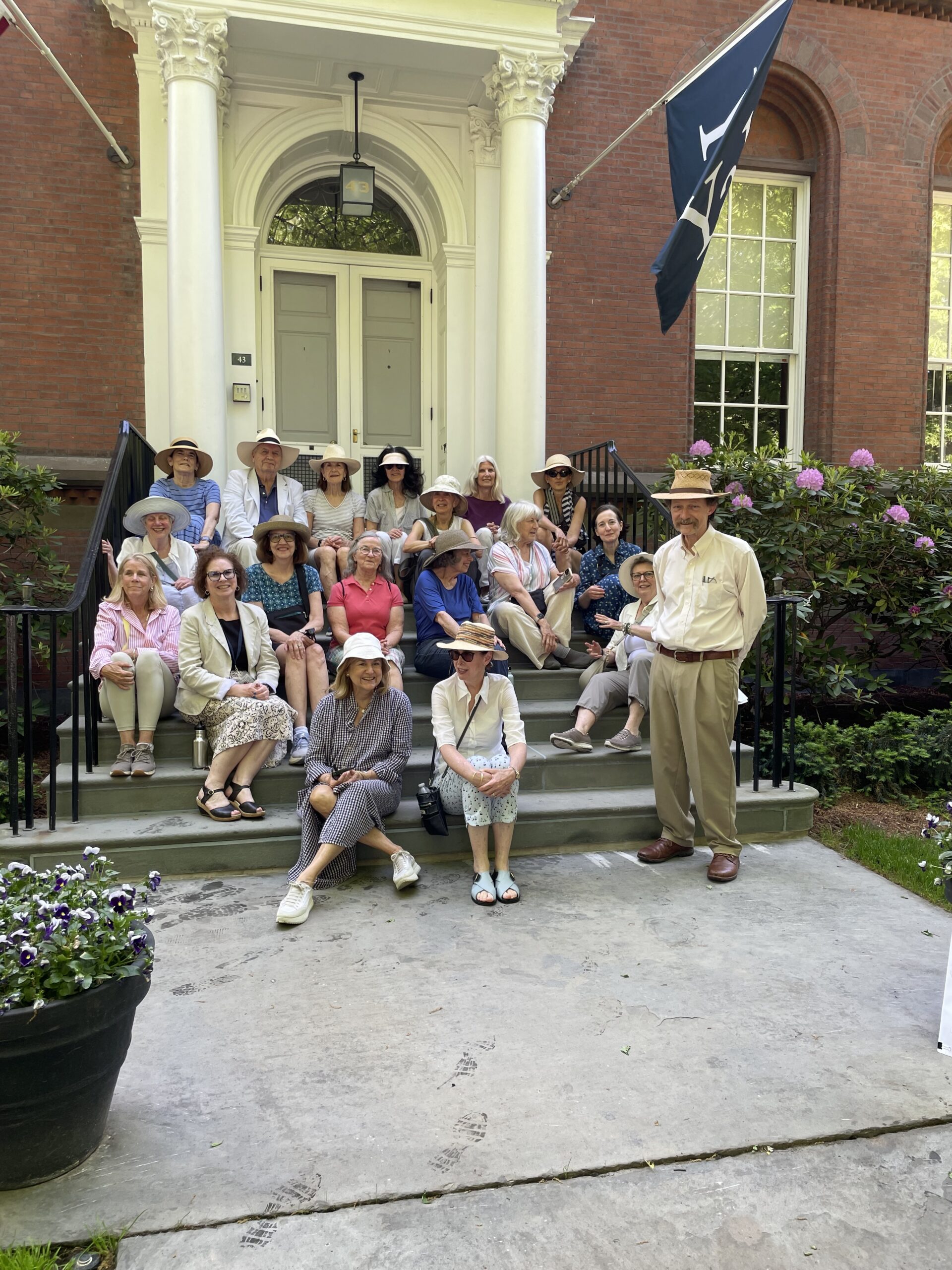 Yale President garden May 2026